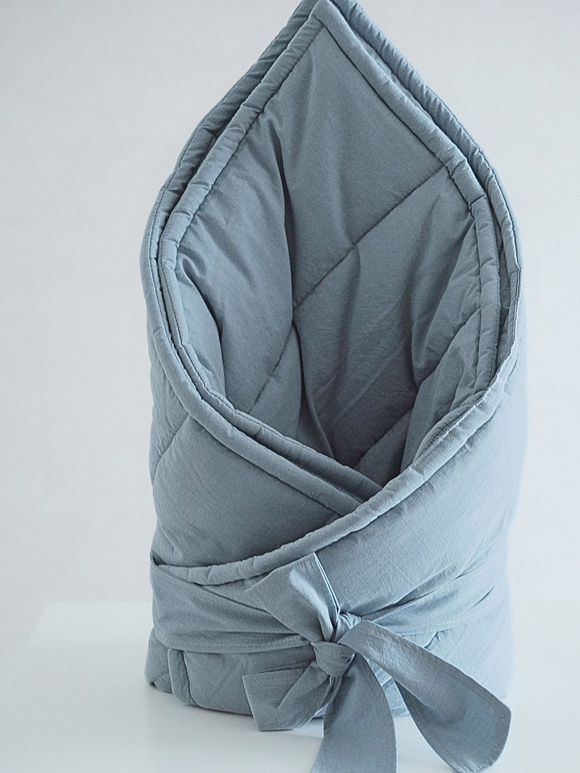 Одеяло стеганое голубой МИНИ