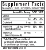 Vitamin D3 + K2 капли 30 мл Seeking Health