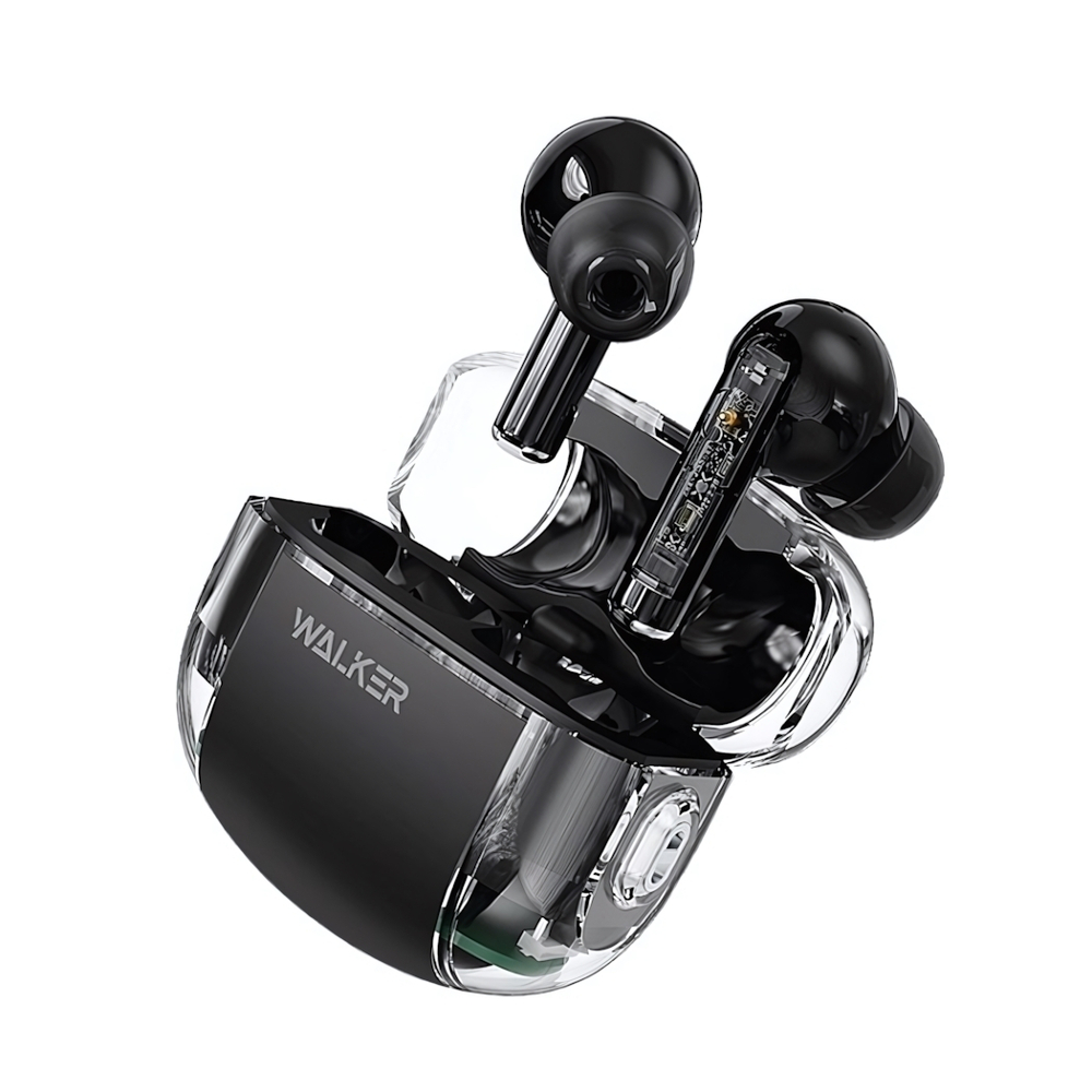 Наушники WALKER WTS-29, независ. работа наушников, черные