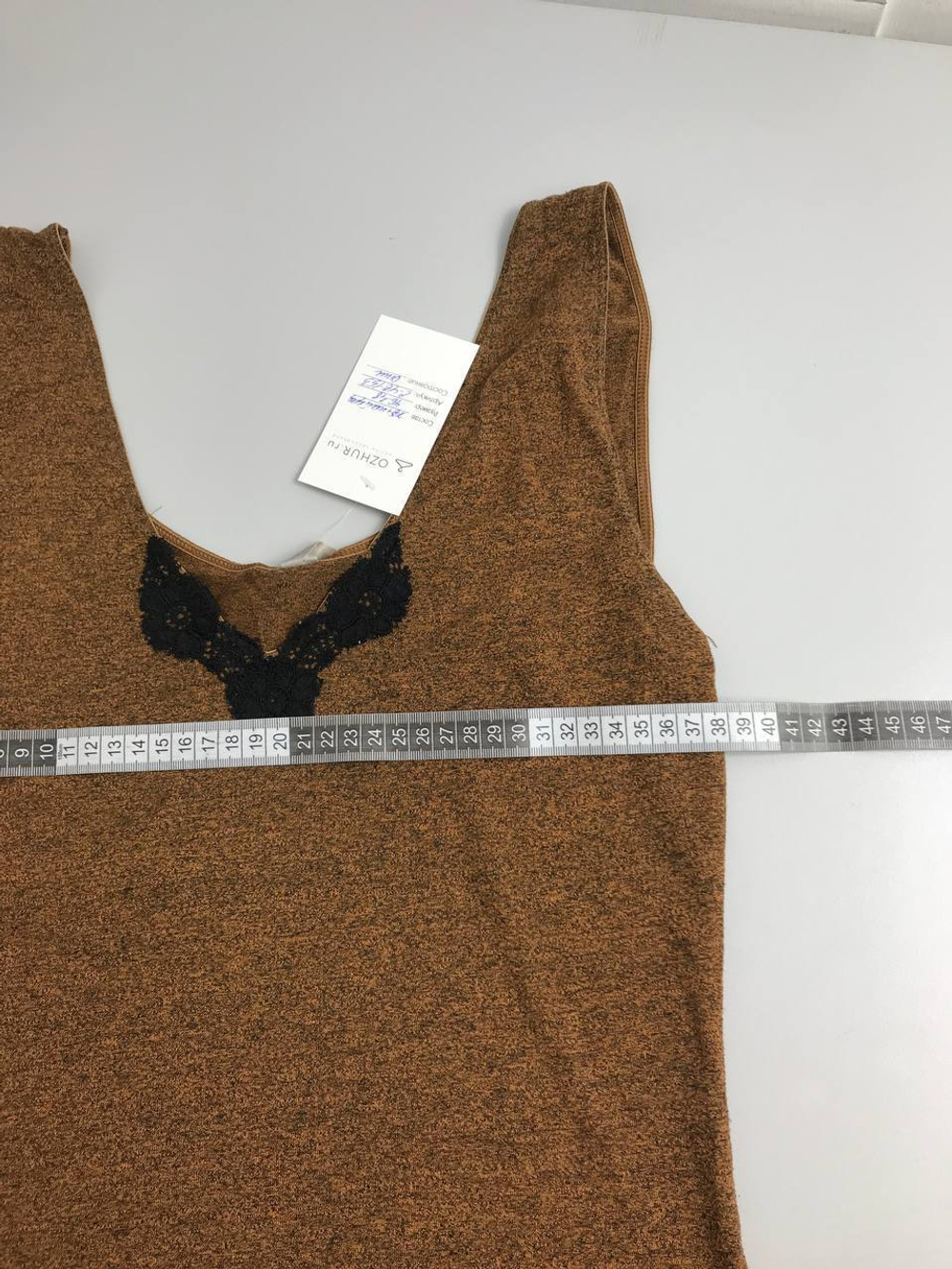 Топ с кружевом 46-48 размер