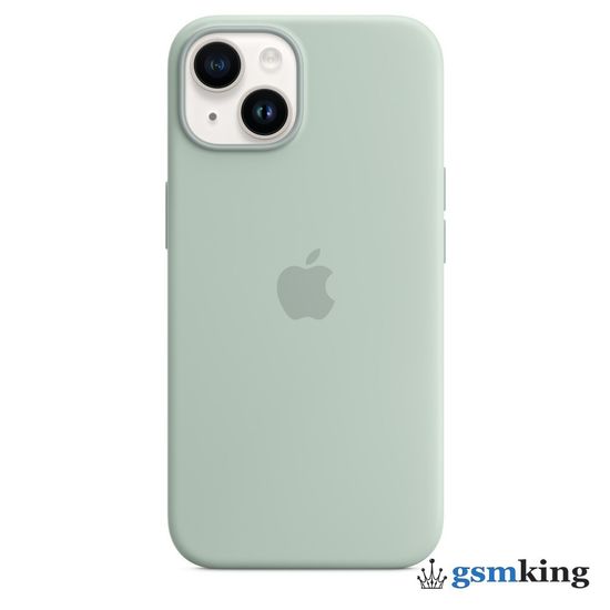 Apple Silicone Case with MagSafe iPhone 14 Succulent (Зелёный) MPT13ZM/A