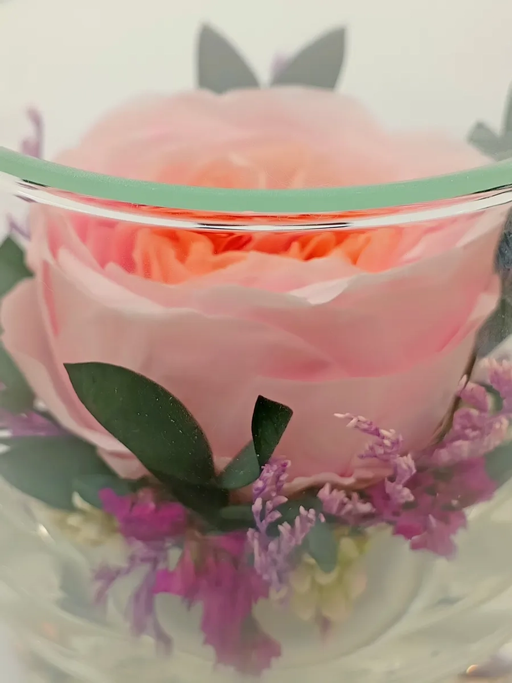 натуральный пион в стекле, вакуум*