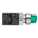 Переключатель BD21 2P с зел. подсветкой 24В NO PROxima EKF xb2-bk21-g-24