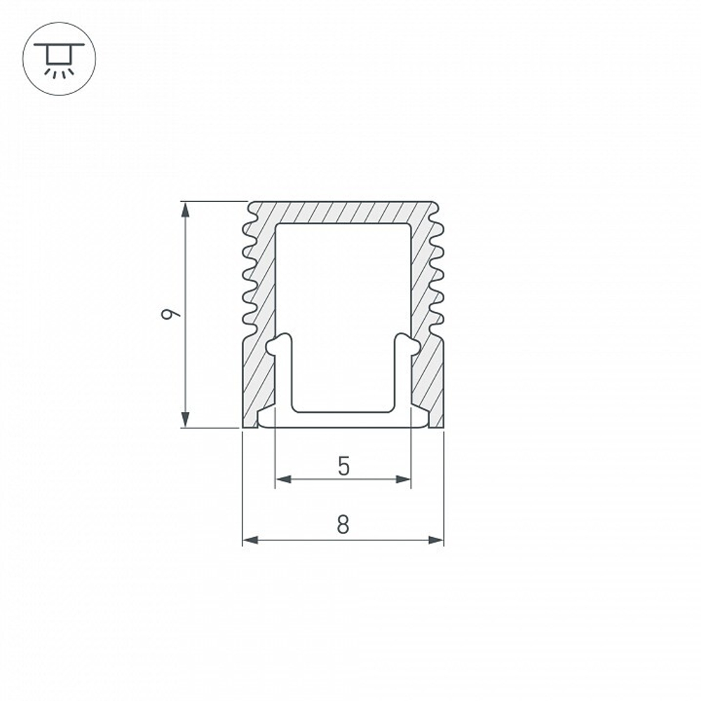 Короб накладной Arlight SL-MINI 36832