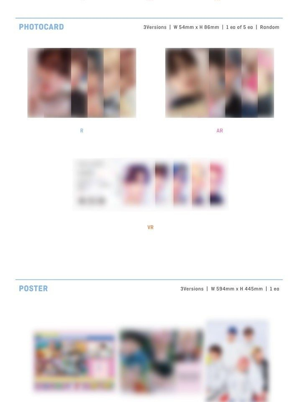 Альбом TXT - Minisode 1 : Blue Hour 3rd Mini Album 3 Version SET