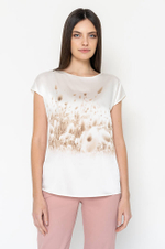 22653 Блузка женская (молочный)