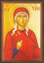 Икона "Ева Праматерь" 6х9 на МДФ-6