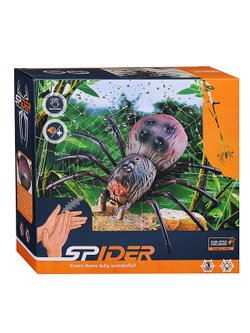 Игрушка Паук с голосовой активацией, со светом и звуком (TT8001)