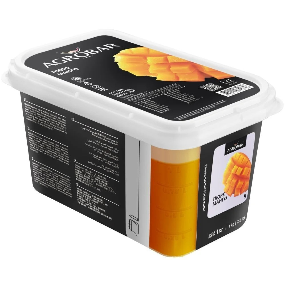 Фруктовое пюре Манго, Agrobar, Россия, 1кг