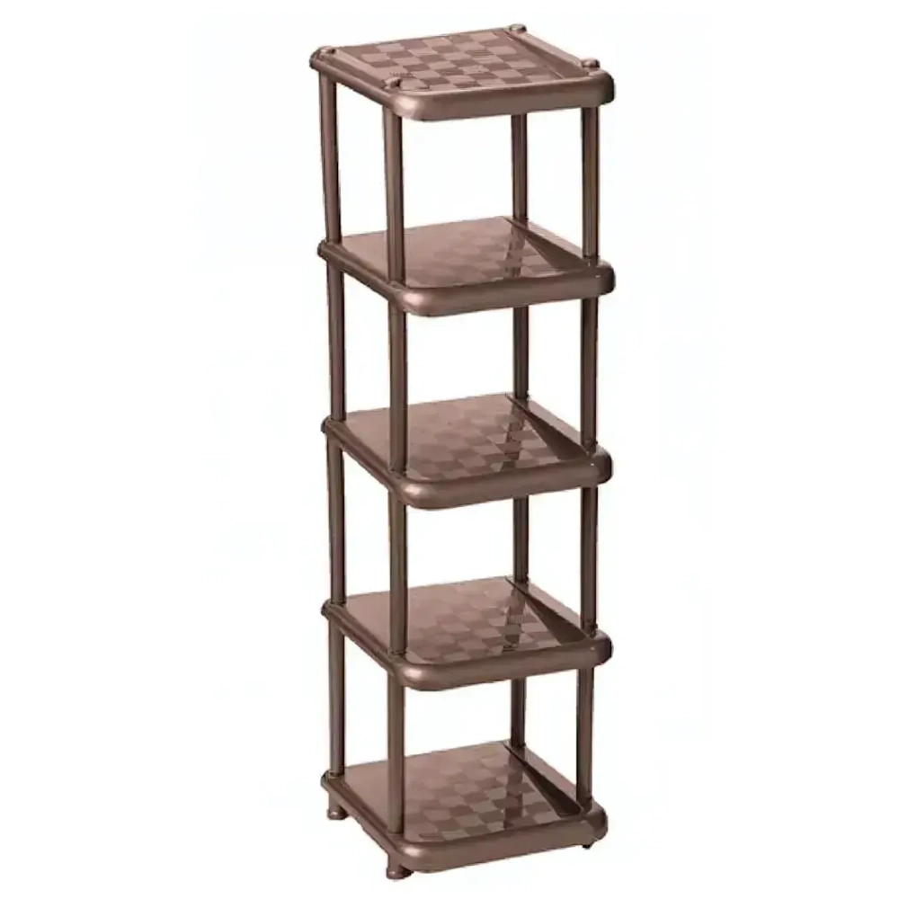 Полка в прихожую МАЛАЯ (5 секций) Коричневый 0,837,307х0,31м