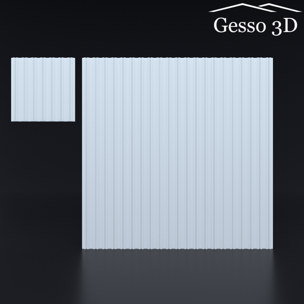 Гипсовая 3D панель Шанхай