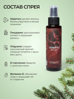 Спрей Armoule Baccarat 540 для волос и тела 20 в 1