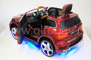 Детский электромобиль River Toys Mercedes-Benz GL63 A999AA красный