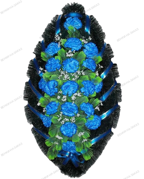 Венок на могилу «Стандарт №02» (125 см)