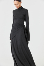 Платье "Old Money" с платком-баской