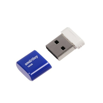 USB Флешка 16GB SmartBuy Lara, USB 2.0, синяя