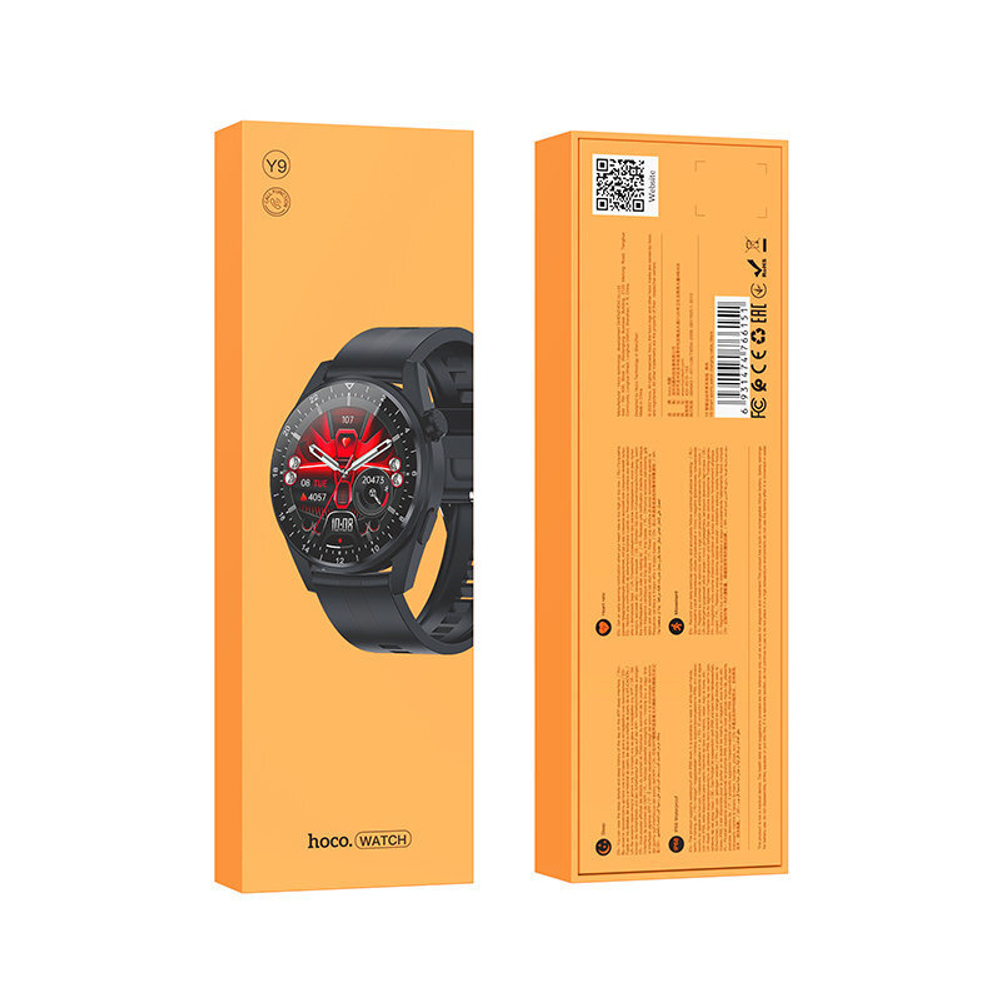 Смарт-часы HOCO Y9 Smart sports watch (черный) Call Version