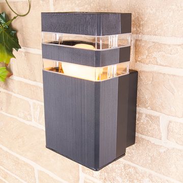 Настенный уличный светильник Techno 1450 чёрный Elektrostandard