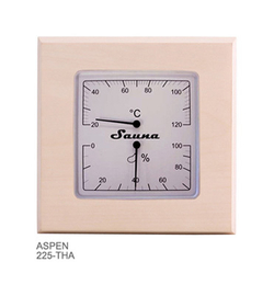 SAWO Термогигрометр квадратный 225-THA