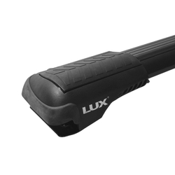 Багажник на рейлинги для Volvo V70 универсал (1997-2007) LUX HUNTER L55-B черный, с замком. Арт.791934