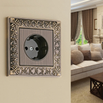 Накладка для розетки бронзовый