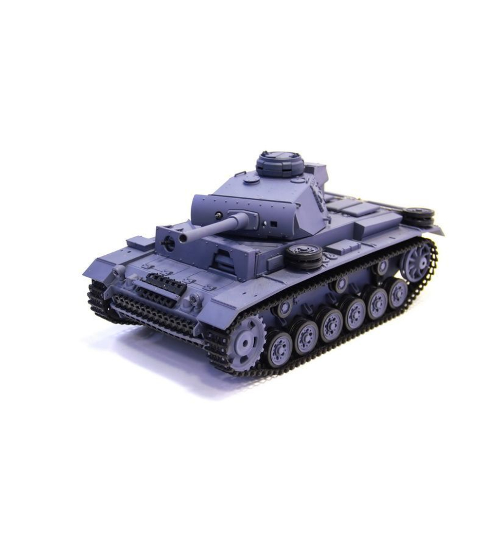 Р/У танк Heng Long 1/16 Panzerkampfwagen III (Германия) 2.4G RTR темно-серый
