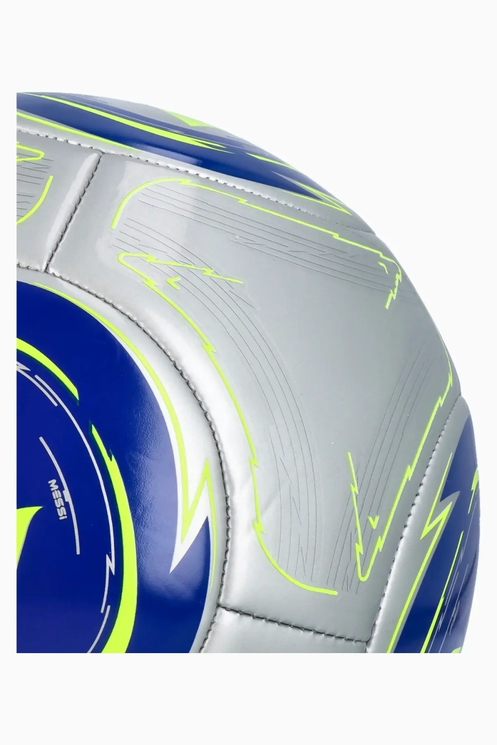 Футбольный мяч adidas Messi Club размер 4 - серебряный