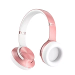 Bluetooth Наушники-колонки SODO Vogue.5 rose gold, гарнитура, розовая, золотая
