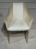 Стул обеденный Ist Casa Лючия, бежевый, золото