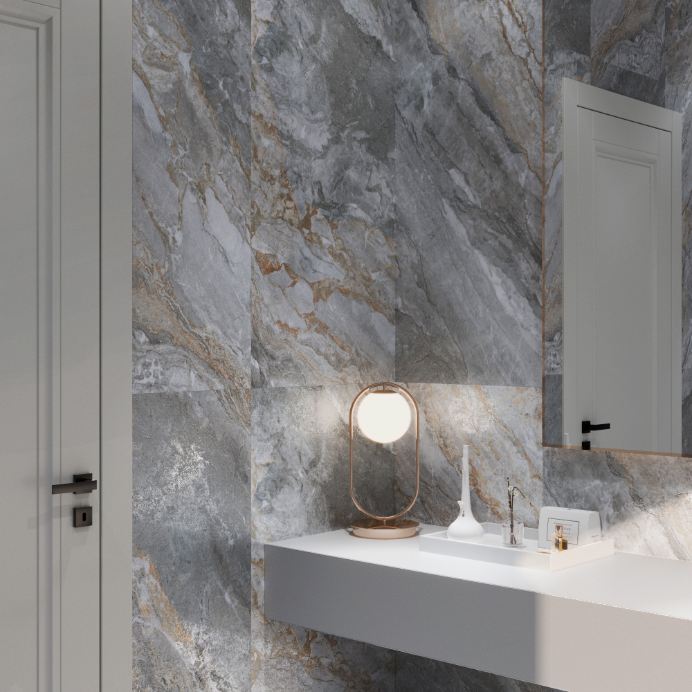 Керамогранит, Arcadia Ceramica, TRIVOLA GREY LAPPATO, 1200x600 мм, лаппатированная