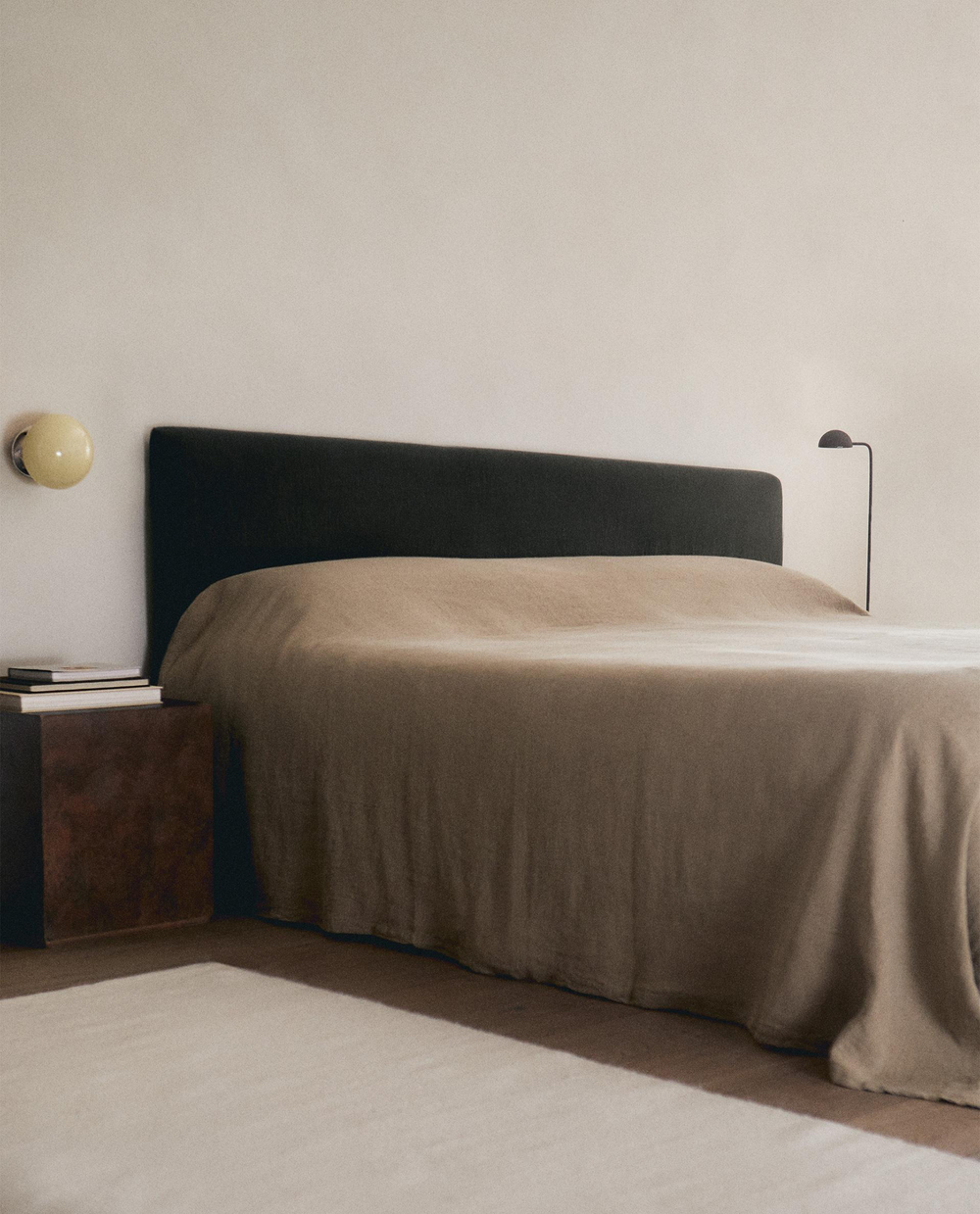 Zara Home покрывало из льна, светло-бежевый · 1170/006