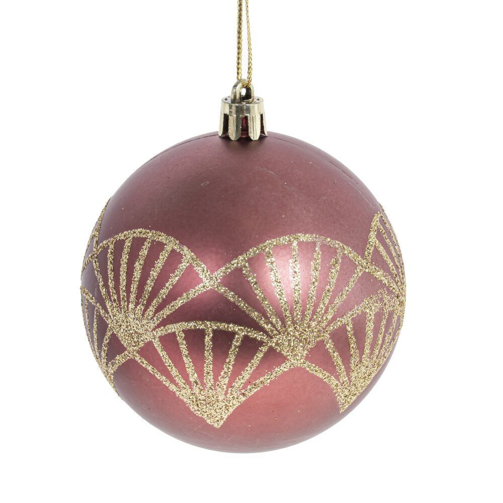 GAEM Набор из 12шт Украшение новогоднее "Шар", D 8 см, L35 W27 H8,5 см
