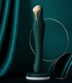 Premium вибростимулятор с поступательными движениями ZALO KING