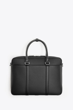 ZARA ПОРТФЕЛЬ ТЕКСТУРНЫЙ, ЧЕРНЫЙ