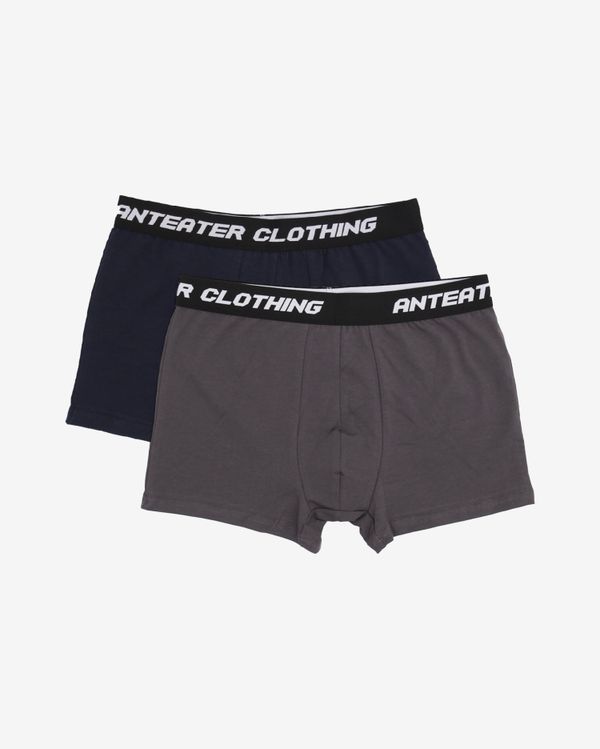 Трусы Набор ANTEATER Boxers Серые и Navy - фото 1