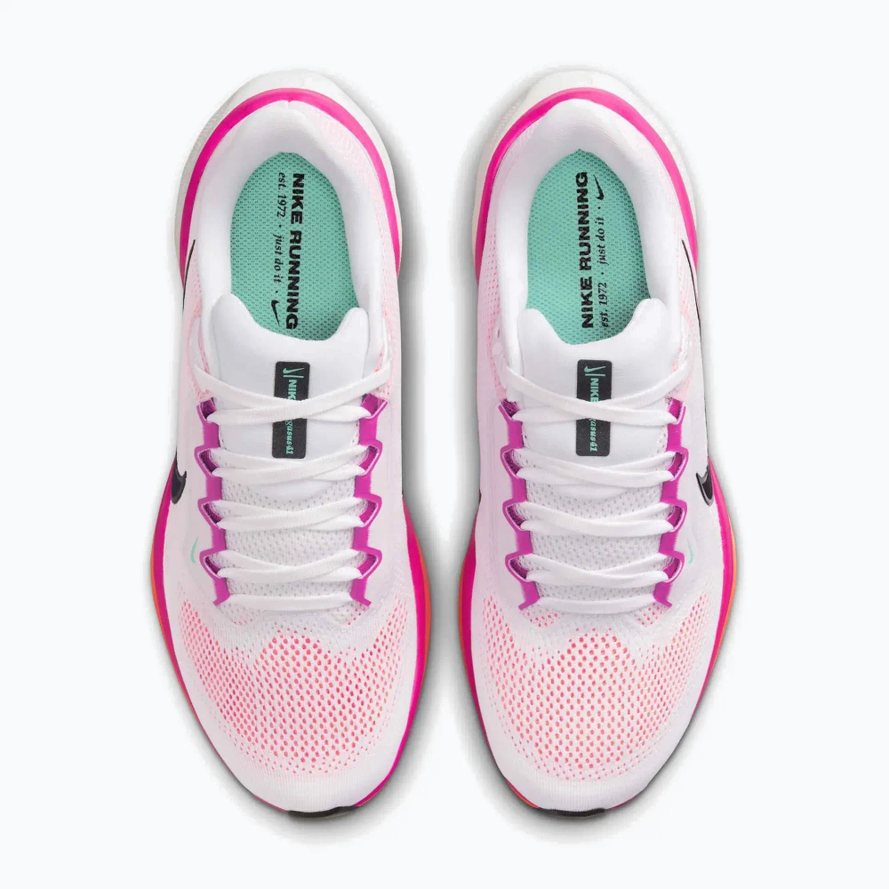 Женские Кроссовки для бега Nike Pegasus 41 white/fire pink/orange pulse/black