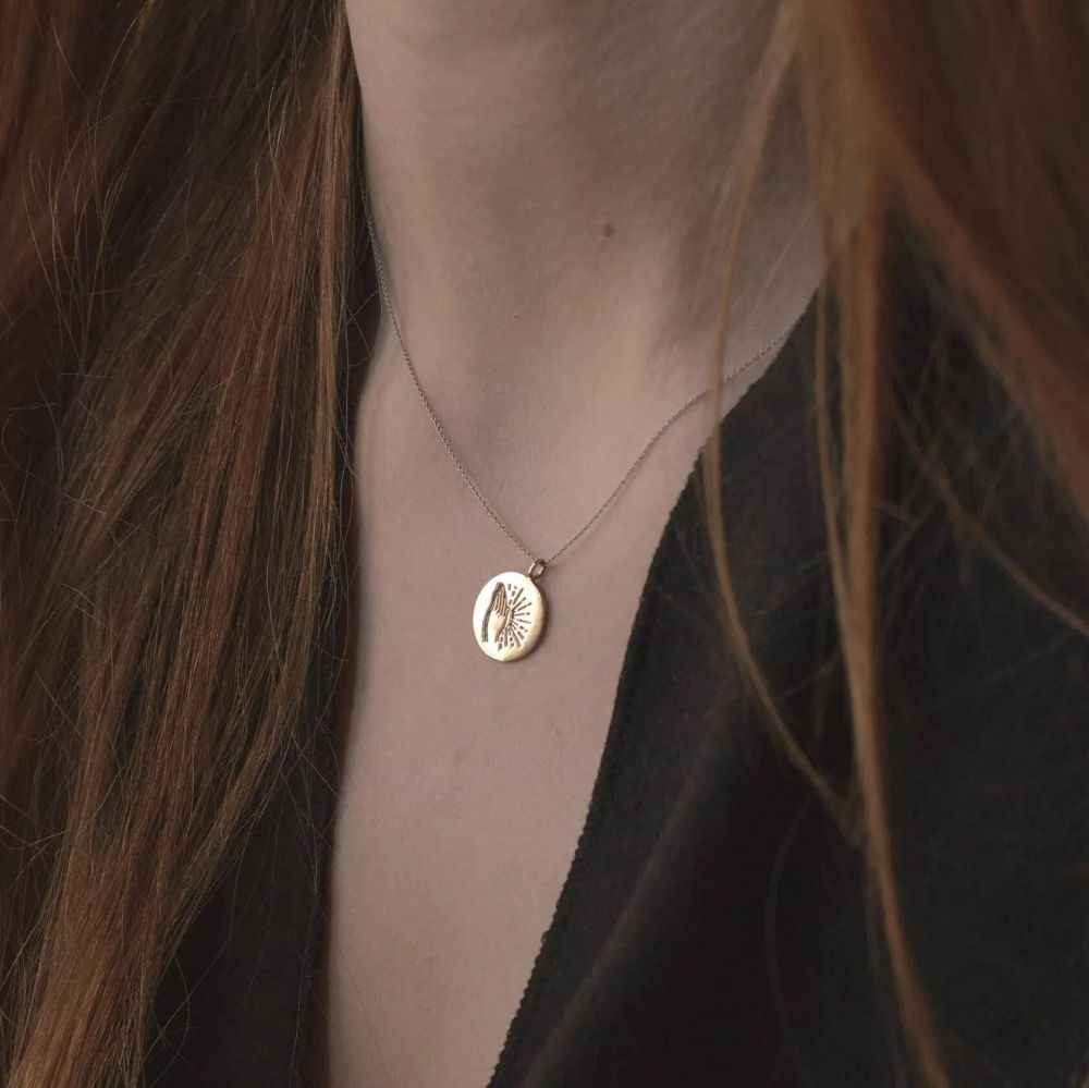 Подвеска Молитва круг