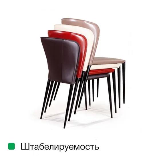 Стул Albert кожа капучино