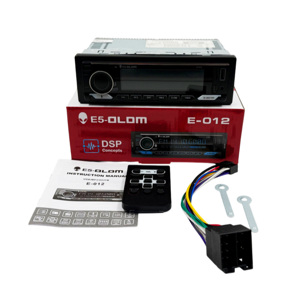 Автомагнитола FM/BT/USB/TF DSP Color E5-OLOM E-012