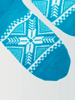 Теплые шерстяные носки Н212-20 бирюзовый