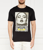 Футболка GIRL COLLAGE GUESS - черный(M4YI90 K9RM1)