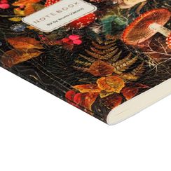 Bloknot \ Блокнот \ Notebook  Тетрадь А6 из экокожи, "Флора. Лесная сказка" 60 л. Линейка