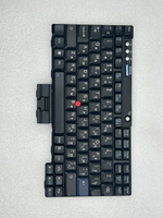Клавиатура для ноутбука Lenovo X60/X60S/X61/X61S раскладка - русская, без подсветки, черная (42T3547), оригинал