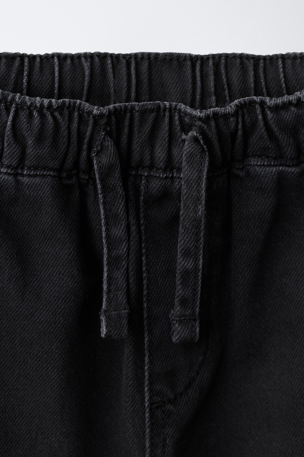 ZARA ДЖИНСЫ WAIST LOOSE, ЧЕРНЫЙ