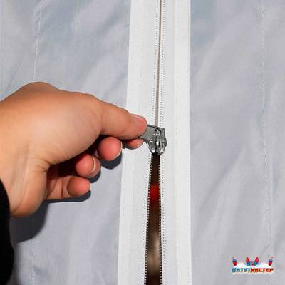 Пневмокаркасная всесезонная палатка «Универсал» 4×2,5×2,5 м — из ПВХ, красная