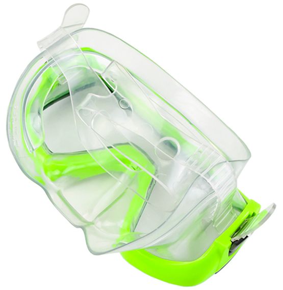 Маска Mares Corallo прозрачная/зеленая