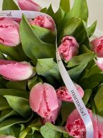 Тюльпаны кружевные - ярко-розовый цвет