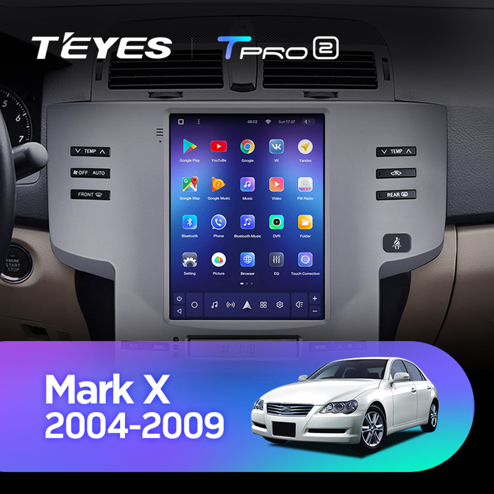 Teyes TPRO 2 9.7" для Toyota Mark X 2004-2009