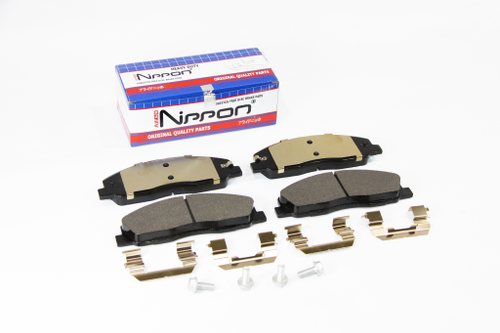 Колодка дискового тормоза а/м ГАЗель NEXT (к-т 4 шт.) (кат А21R23-3501171) синяя коробка NIPPON