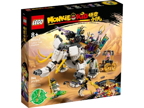 Конструктор LEGO Monkie Kid 80043 Воссоздание слона с жёлтым бивнем